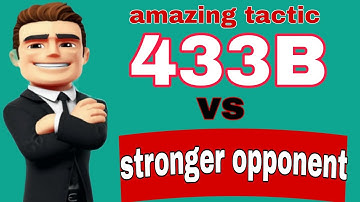 OSM TACTIC 2022 : BEST TACTIC 433B vs STRONGER OPPONENT