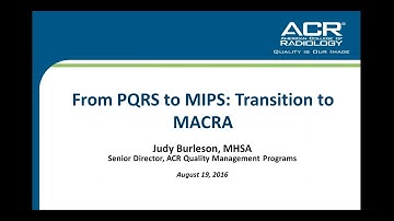 What You Need to Know! CMS Quality Reporting Programs (PQRS, VM and MIPS) (NEW: August 19th, 2016)