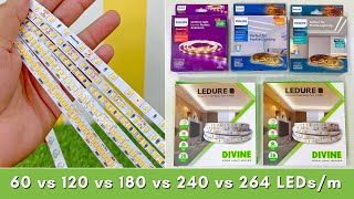 The Ultimate Guide on Buying LED Strip Lights | 60 vs 120 vs 180 vs 240 vs 264 LEDs/m [Hindi Review]
