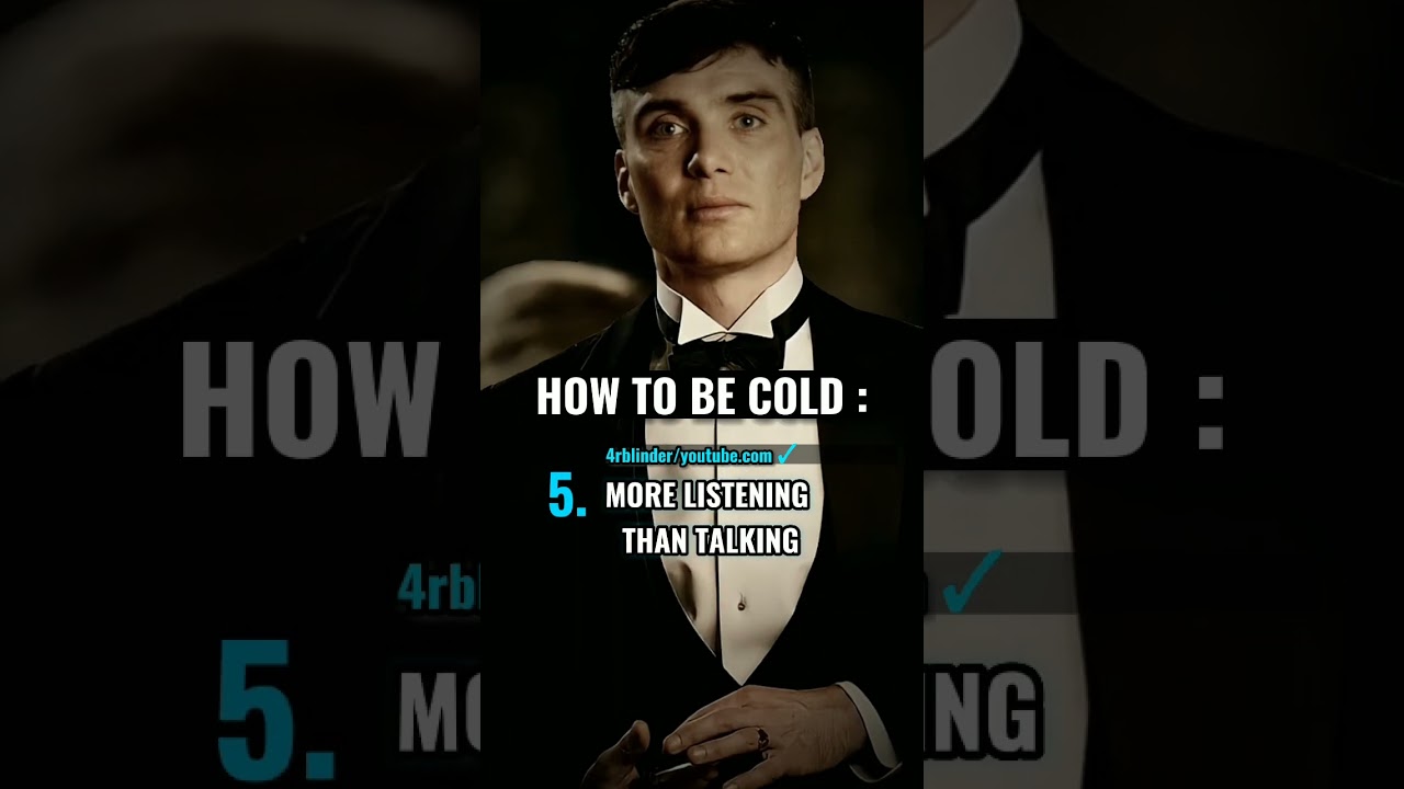 ⁣Sigma Rule 🖤 | How To Be Cold | #peakyblinders #shorts #sigmarule #motivation #quotes #foryou