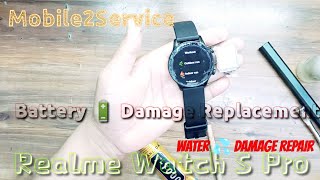 Realme watch ⌚ SPro Dead/battery Damage Repair  Water 💦 damage #mobile2service #asmr #repair #reels screenshot 5