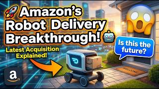 Amazon is stepping into the future with AI-powered delivery robots 🤖📦