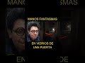 FANTASMA DEJA SUS HUELLAS EN UN VIDRIO DE UNA PUERTA 😱😱 #paranormal #paranormal