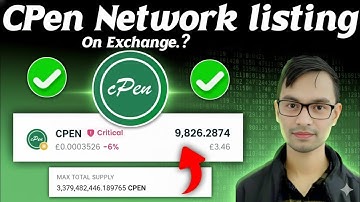 Cpen Network New Updates ||CPen Network listing Updates||CPen Network listing on Exchange 