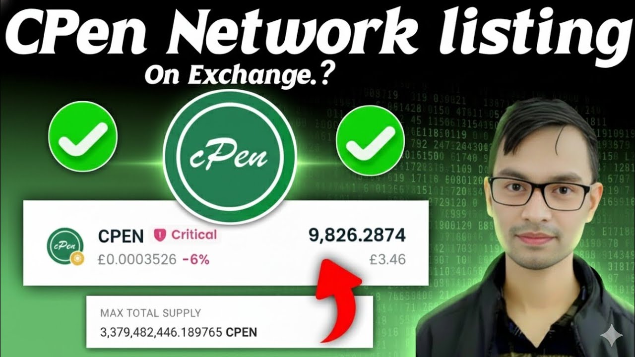 Cpen Network New Updates ||CPen Network listing Updates||CPen Network listing on Exchange 