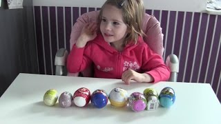 Überraschungseier Ü-Eier Unboxing Surprise Eggs