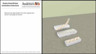 Wireless Open/Closed Sensor Installation Instructions - Double-Hung Windows | Andersen Windows Guide