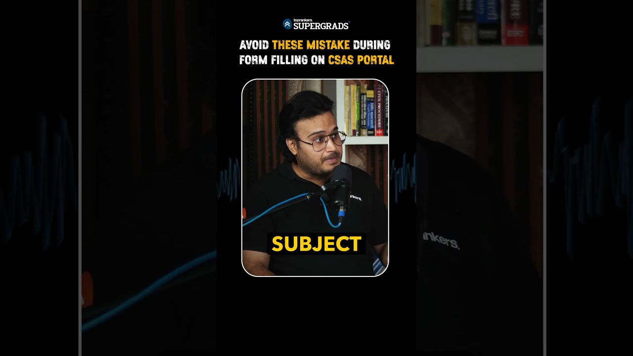 DU CSAS Form Mistakes to Avoid | Don’t Ruin Your Delhi University Admission after CUET 2025 🚫