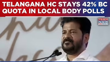 Setback For Revanth Reddy-Led Telangana Govt As High Court Stays 42% BC Quota In Local Body Polls