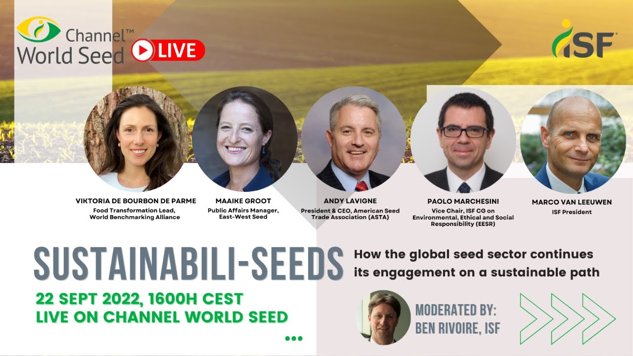 “Sustainabili-Seeds”: How the seed sector continues its engagement on a sustainable path