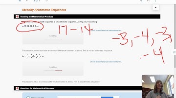 Lesson 4-5 Arithmetic Sequence