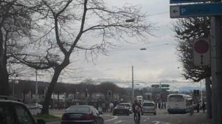 Black Lamborghini Gallardo Driving By Very Fast In Zurich Switzerland