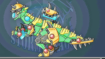 Dino Robot Battle Arena: Stegoceras (Sprouting Thorn) | Eftsei Gaming