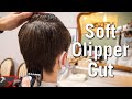 A soft clipper cut!