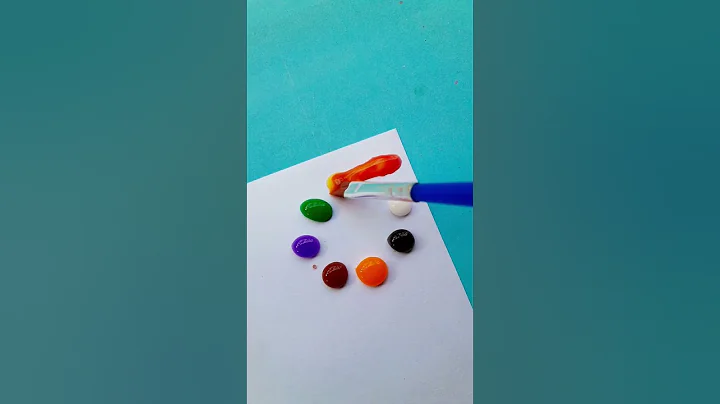 colour mixing 🟣🔵🟢#satisfying #shorts #colors 116