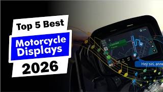 Top 5 Motorcycle CarPlay & Android Auto Screens (2026) | Best Waterproof Displays for Ride Ranked!