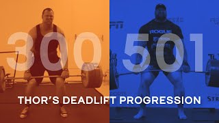 Thor&#39;s Deadlift Progression - The Making of a Legend