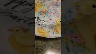 Follow Up DIY Easter Fabric Plates l Fabric Covered Plates  Video #2