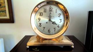 CHELSEA SHIP'S BELL CLOCK 8.5" circa 1909