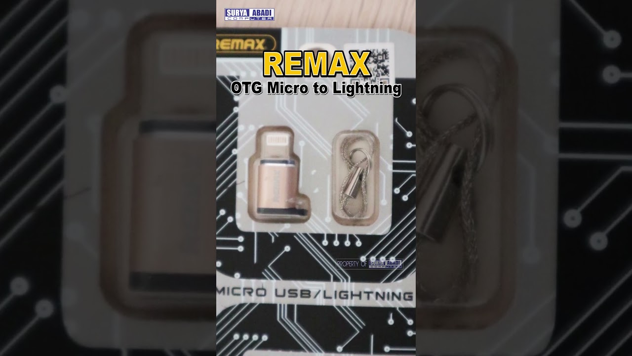 ⭐️REMAX OTG MICRO TO LIGHTNING⭐️