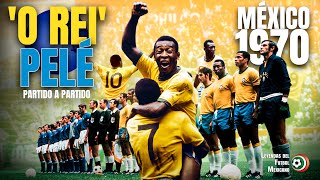 Así jugó PELÉ el mundial de MÉXICO 1970 👑 Homenaje al REI DO FUTEBOL ⚽ Que en paz descanse 🕊️