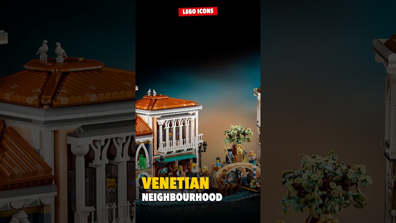 LEGO Icons Venetian Neighbourhood Revealed — 5682-Piece Venice Diorama Set #11388 + Free Gift 40898
