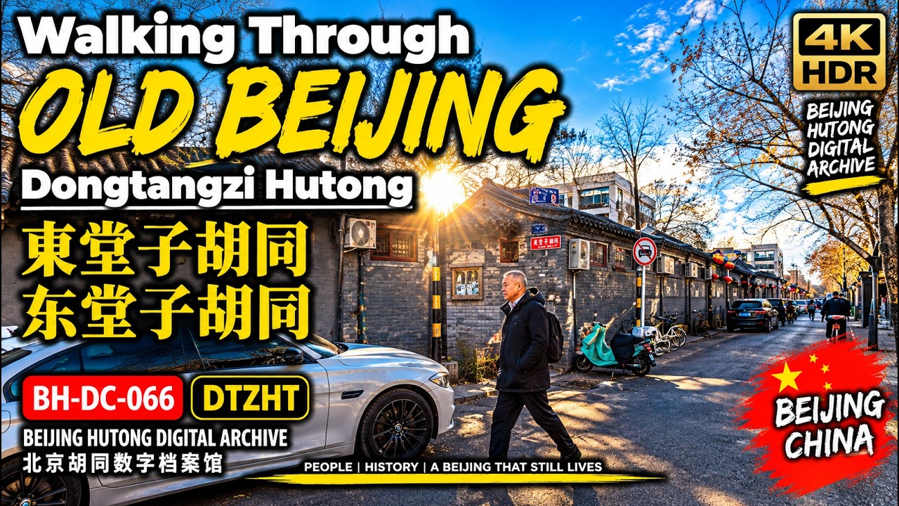 Walking Through Old Beijing｜Dongtangzi Hutong｜東堂子胡同｜东堂子