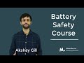 Electric vehicles  battery performance and safety course  makermax