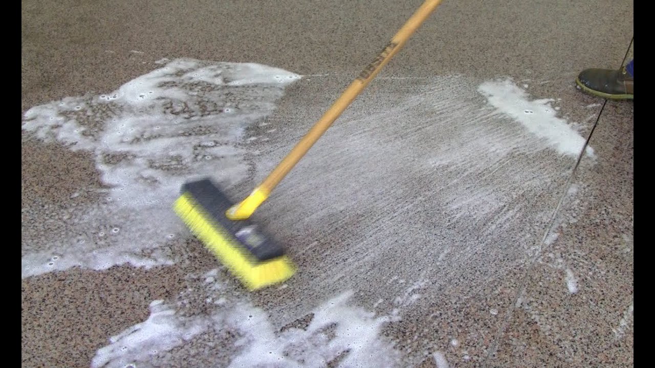 How to Clean a Garage Floor YouTube