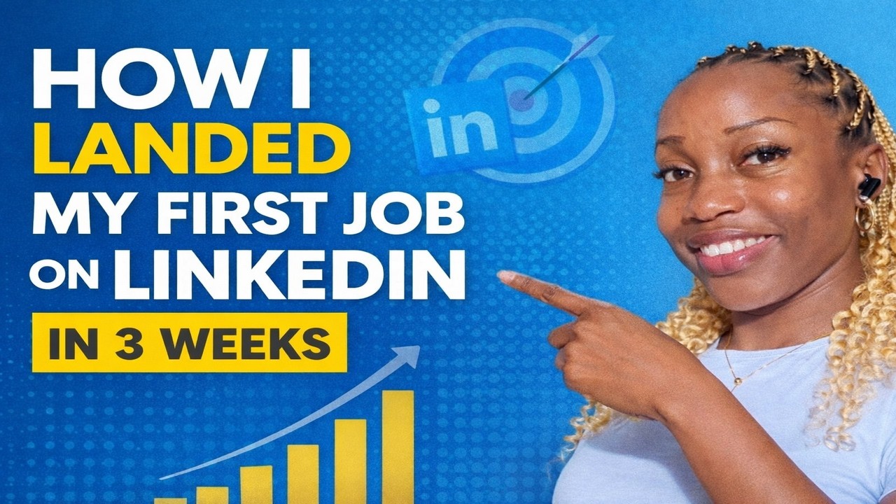 My First Job on LinkedIn: How I Did It & What You Can Learn - YouTube
