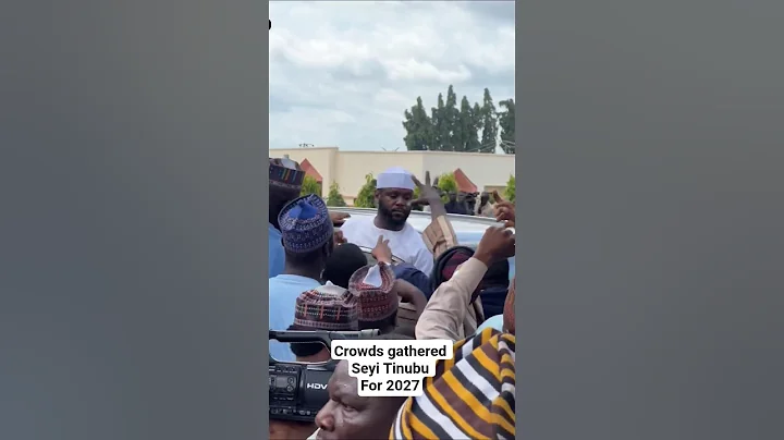 Seyi Tinubu 2027! See the crowd that gathered for the President son Seyi Tinubu