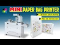 Have you ever seen such a small high-speed printer for paper bags?