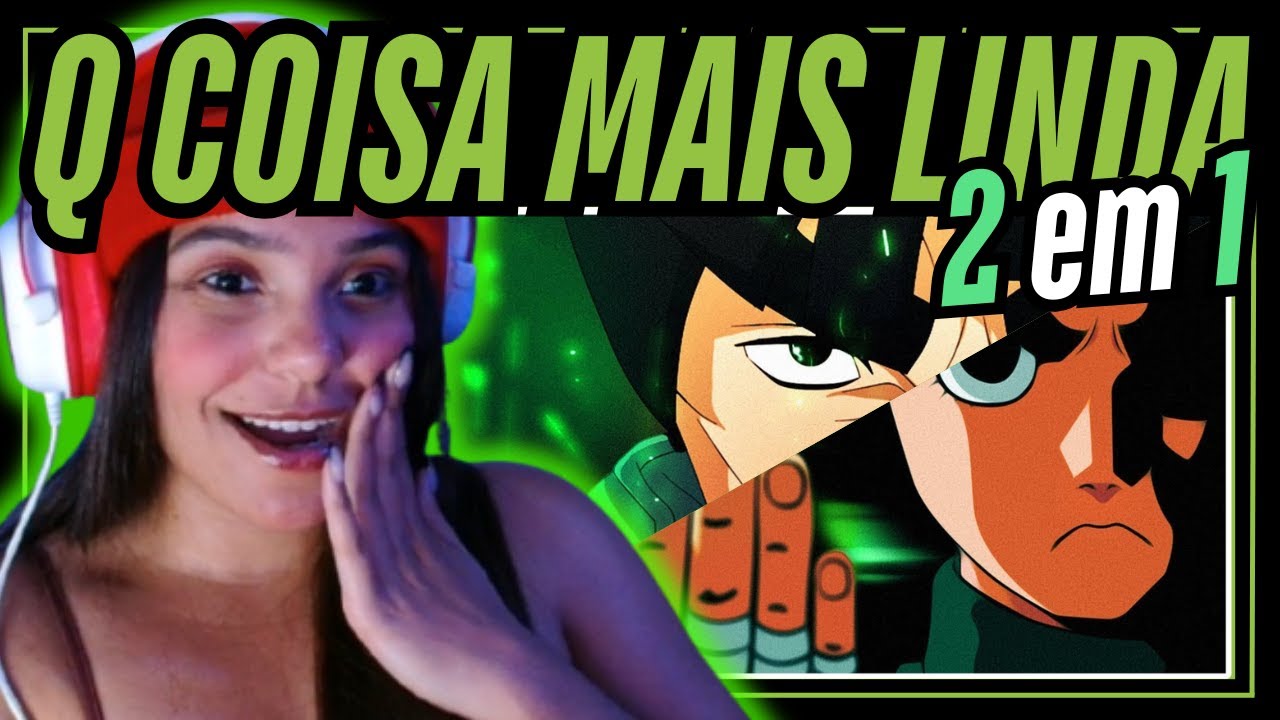2 EM 1 - 7MZ | RAP DO MAITO GAI + ROCK LEE (Naruto) | NERD HITS ‬| REACT RAPHUMI