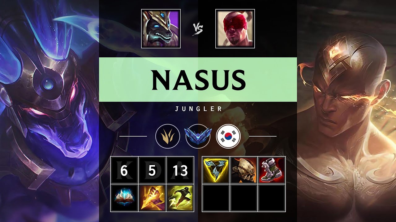 Nasus Jungle vs Lee Sin - KR Diamond Patch 25.19