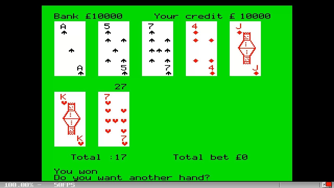 Pontoon Card Game UK 19xx TANGERINE ORIC 1 ATMOS PRAVETZ 8D STRATOS