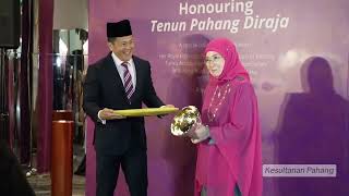 Kdpb Tengku Ampuan Pahang Berangkat Ke Pameran Tenun Pahang Diraja Di Royal Selangor