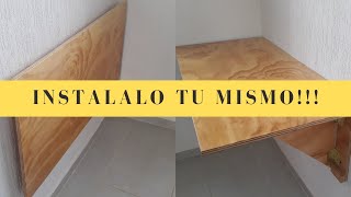 Como instalar ESCRITORIO PLEGABLE