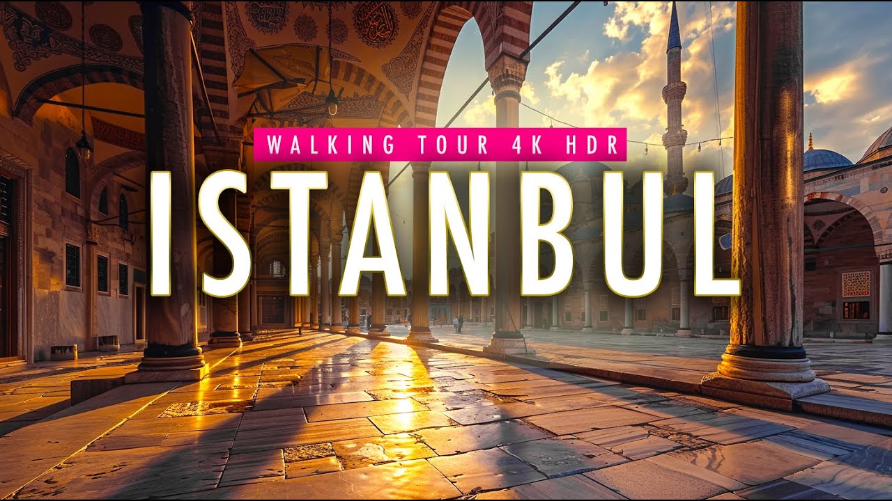 Istanbul, Turkiet | Stunning | Historisk Stadsvandring 4K