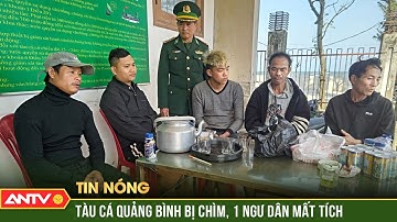 Kịp thời cứu 5 thuyền viên tàu cá bị chìm, một người mất tích | ANTV