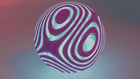 Blender Cycles 4k 24 fps material sphere animation, node editor practice & wallpaper with Optix