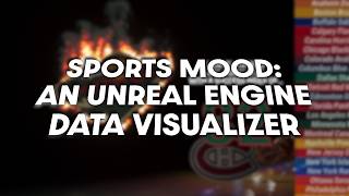 Sports Mood Data Visualizer - Unreal Engine (Demo/Explanation)
