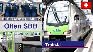 4K Swiss Trains | BLS RABe 515 MUTZ - IR 17 Bern | Olten SBB Switzerland | Stadler KISS