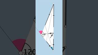 #triangle  with 120° #angle surprise! #mathchallenge #mathproblem #mathematics #geometry #math