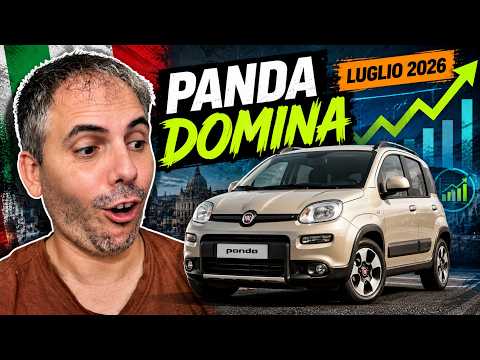 Video Luglio 2026: il mercato auto cresce ancora, la Panda domina