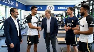 MORGAN ROGERS SPOTTED AT CHELSEA TRAINING! REECE JAMES & TODD BOEHLY WELCOME CHELSEA'S NEW SUPERSTAR