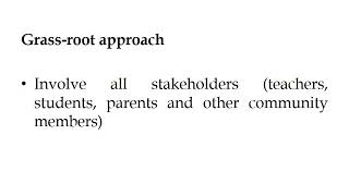 Curriculum Development & Teaching Strategies  || Unit 6: Curriculum Change Curriculum Modification