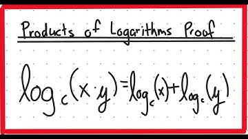 Products of Logarithms Proof - Daishinfinity