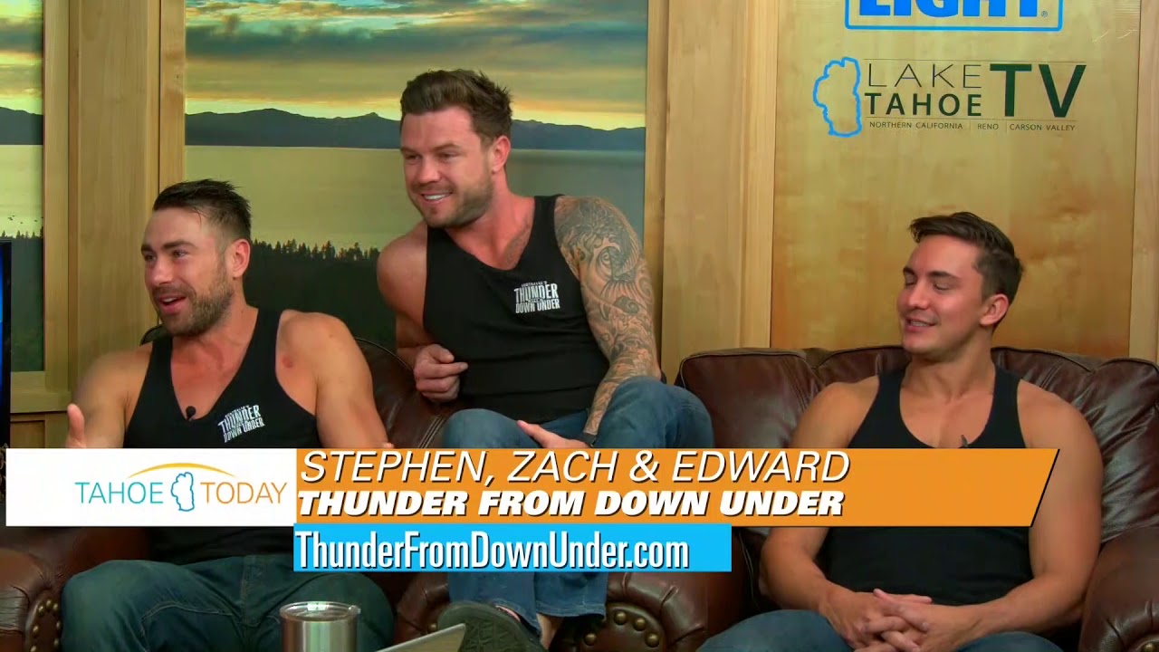 Stephen, Zack, and Edward, with 'Thunder from Down Under', are on the ...