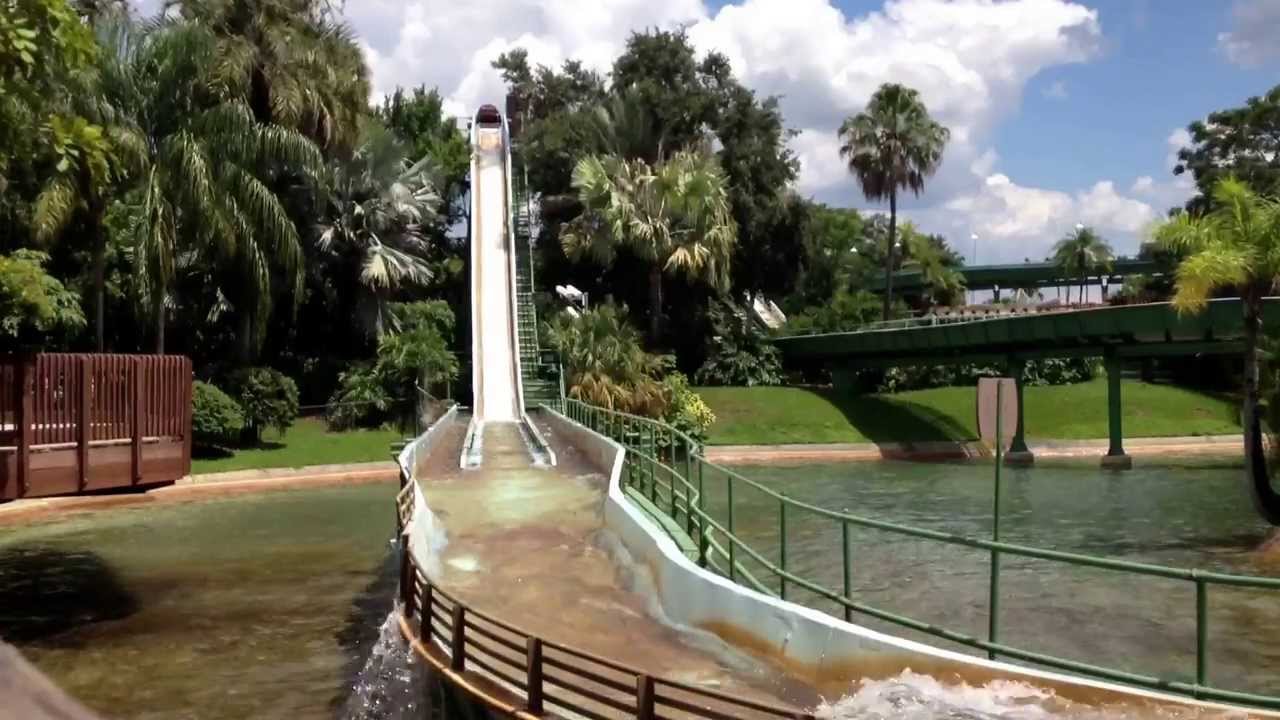 stanley log flume ride video