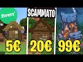 HO PAGATO 3 PRO BUILDER per COSTRUIRE una FORESTA STREGATA SU MINECRAFT! *scammato*